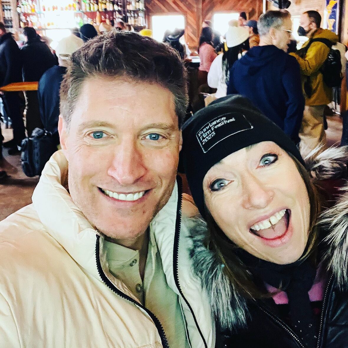 You are currently viewing Make new friends, but keep the old, one is 🤍 and the other is 💛. So fun seeing my old (young, handsome) pal, #cobrakai & #boldandthebeautiful’s @sean.kanan at @choosegeorgia at #sundance #sundancefilmfestival