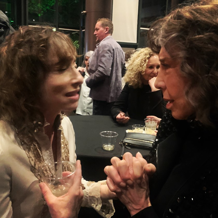 You are currently viewing GUSHING over Lily Tomlin at the #MovingOnMovie premiere last night
